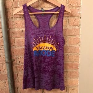 ⚠️LAST CALL⚠️ Purple Vacation Mode Tank | Size XL